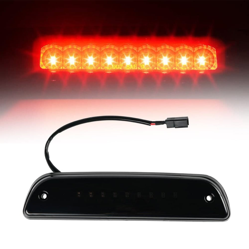 BEVINSEE Smoke LED 3rd Brake Light For Toyota Tacoma 1995-2017 Pickup Rear Tail Stop Lamp
