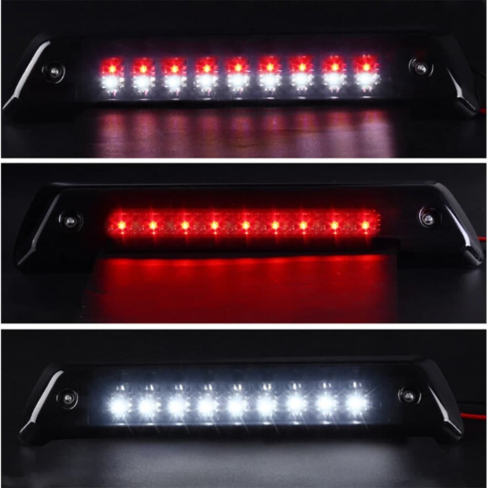 BEVINSEE Red+White LED 3rd Brake Light for Ford F150 2009-2014 Rear Tail Reverse Lamp