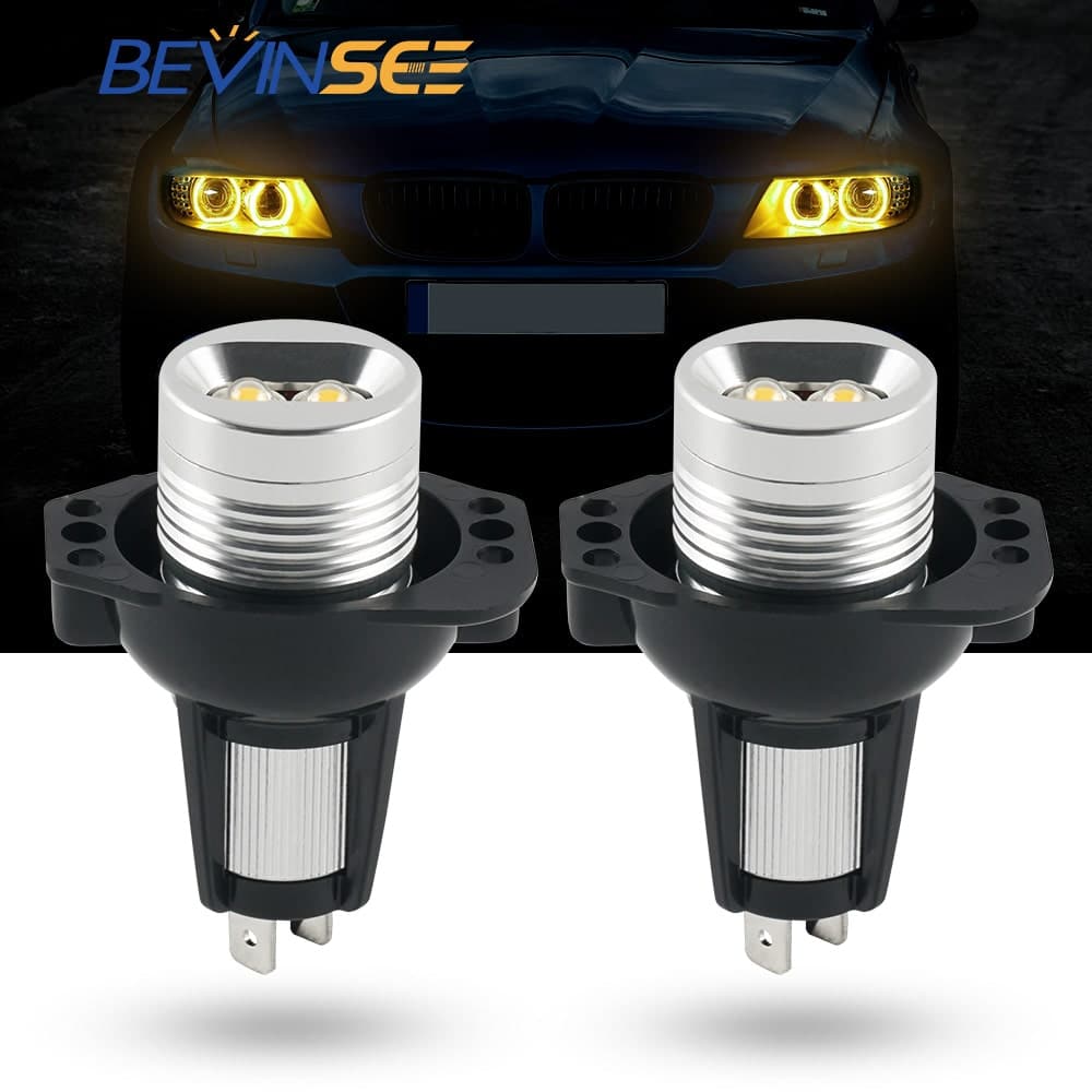 H7 Xenon White LED High Beam Headlight Bulb 6000K For BMW E90 F30 328i 330i  335i 