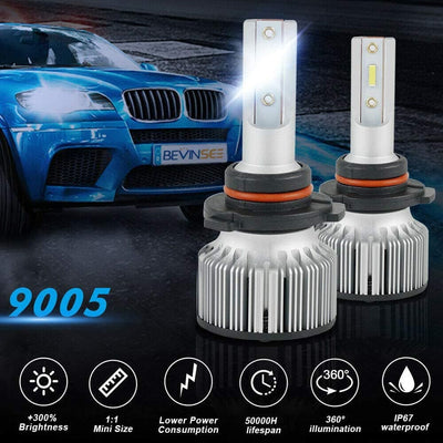 F31C 9005 HB3 LED Headlight Bulbs 10000LM 60W