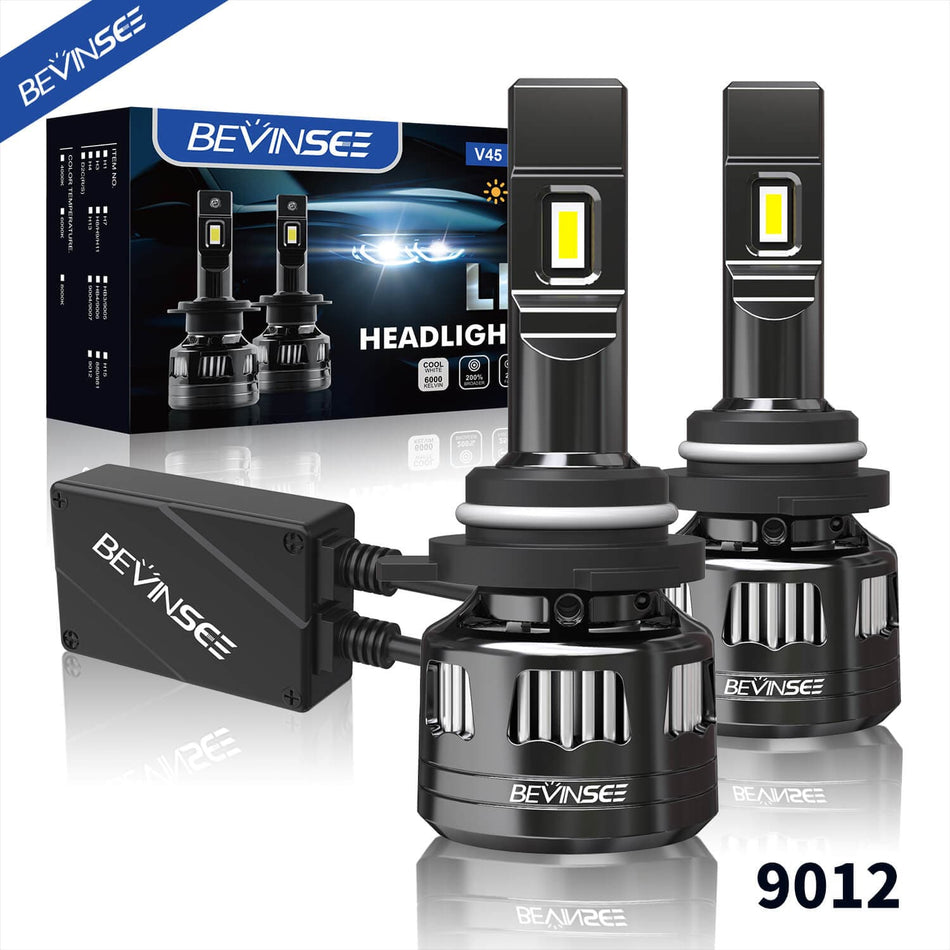 BEVINSEE V45 9012(HIR2) LED Headlight Bulb 120W 22000 Lumens