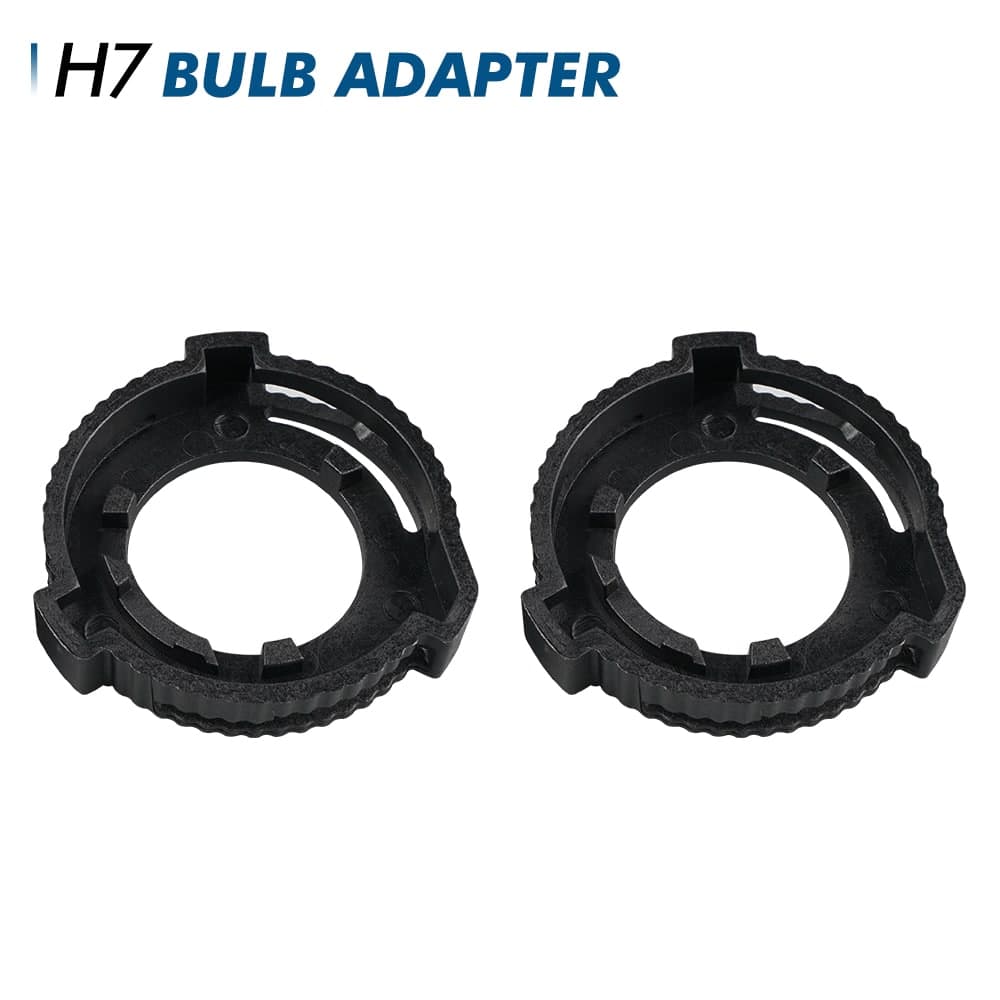 H7 LED Headlight Globes Base Adapters Halogen Upgrade to LED For Ford Fiesta