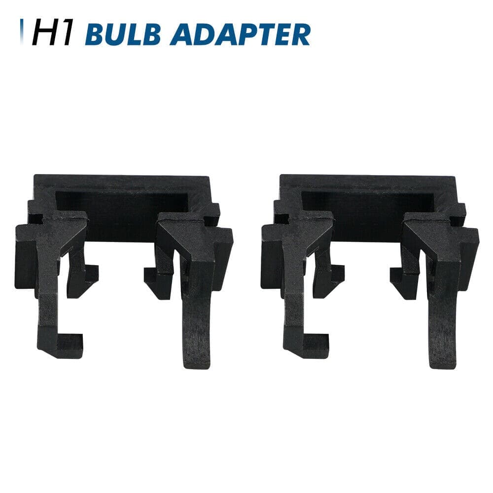 For Ford Focus 2x H1 LED Headlight Bulb Adapters Holder Socket Retainer Clip Kit