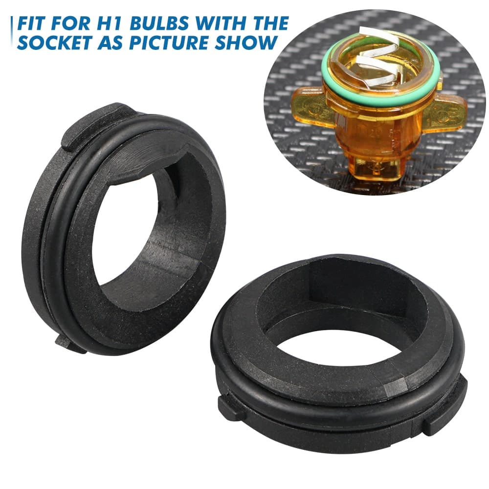 H1 LED Headlights Bulb Adapters Holders Socket For Volvo Bevinsee