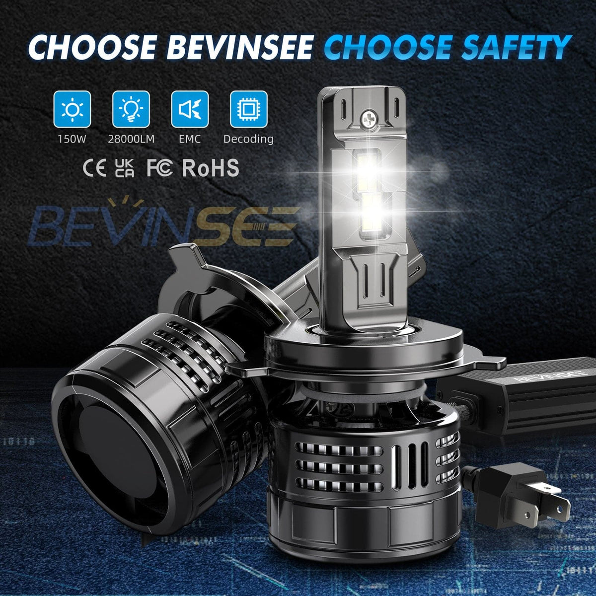 9003 H4 HB2 LED Headlight Bulbs Kit 120W 2400000LM Hi/Lo Beam Super 9003 H4 HB2 LED Headlight Bulbs Kit 120W 2400000LM Hi/Lo Beam Super