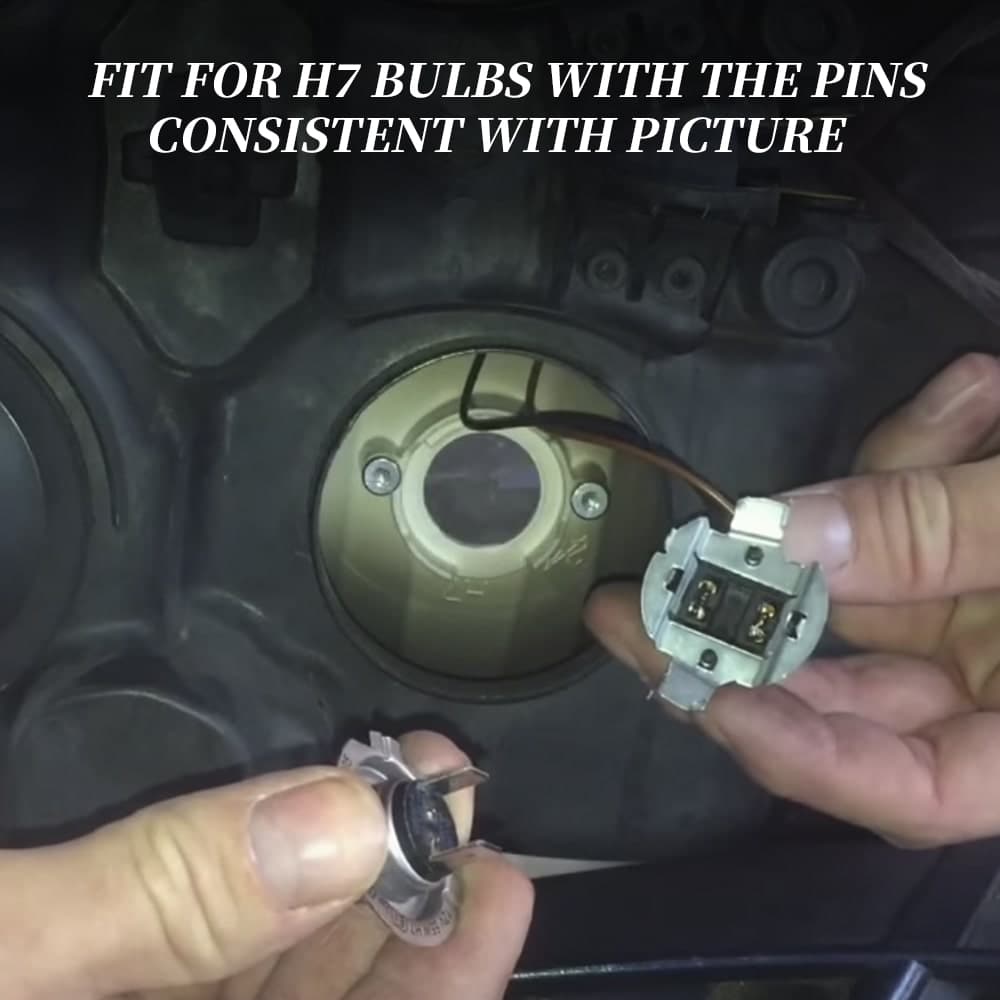 H7 LED Headlight Adapter Bulb Base Holder for Mercedes B Class W245 W246 W242