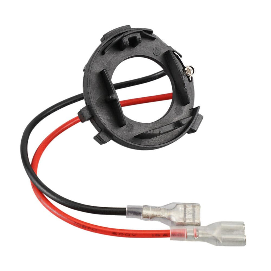 BEVINSEE H7 LED Headlight Adapter Holders Socket Retainer Clip For Jetta Sportwagen 09-14
