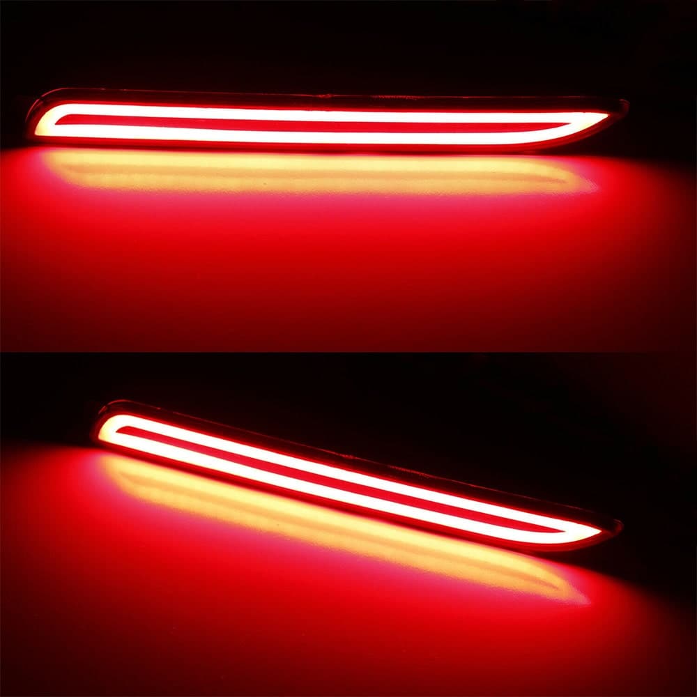 BEVINSEE LED Rear Bumper Brake Stop Light Tail Lamp For Lexus Toyota
